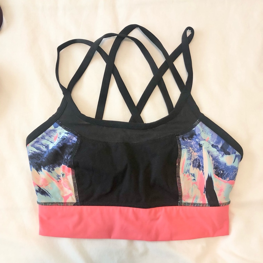 Sweaty Betty Watercolor Sports Bra (XS)